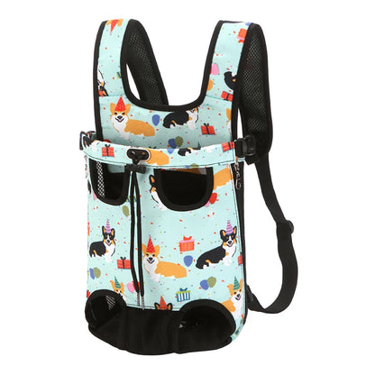 Adjustable Cat Carrier Bag – Double Shoulder Pet Backpack, Portable Travel, Outdoor, Camping & Hiking Bag for Cats and Small Dogs