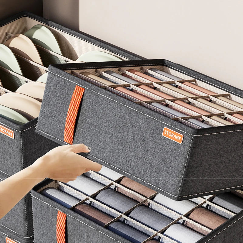 Underwear & Socks Organizer Storage Box – Cabinet Drawer Clothes Organizer for Household Classified Storage