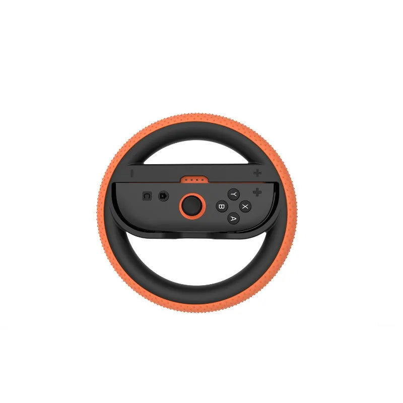 2PCS Racing Steering Wheel for Nintendo Switch Joy-Con Controllers — Hand Grip for Mario Kart 8 Deluxe