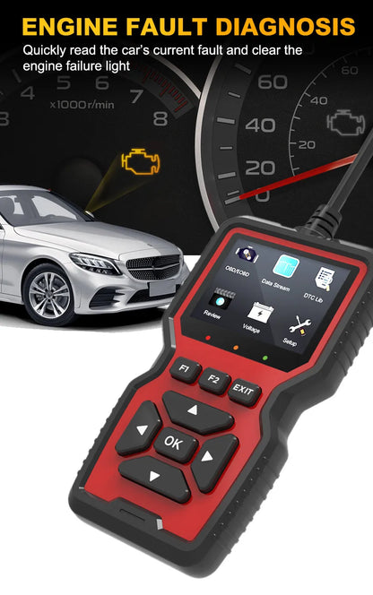 V519 Professional OBD2 Scanner – EML327 Car Diagnostic Tool & Code Reader for Troubleshooting