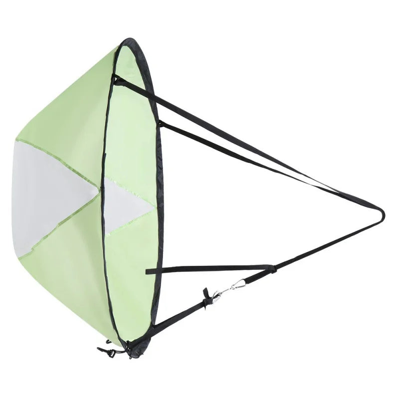 Foldable Surfling Kayak Wind Sail – SUP Paddle Board Sailing Canoe with Clear Window for Rowing Boat