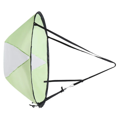Foldable Surfling Kayak Wind Sail – SUP Paddle Board Sailing Canoe with Clear Window for Rowing Boat