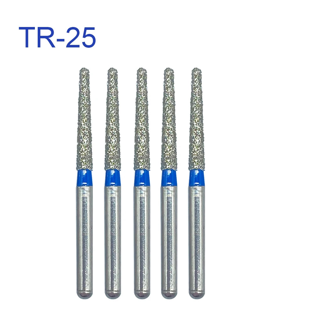 5pcs FG Dia 1.6mm Dental Drills – High-Speed Handpiece Diamond Burs for Teeth Whitening