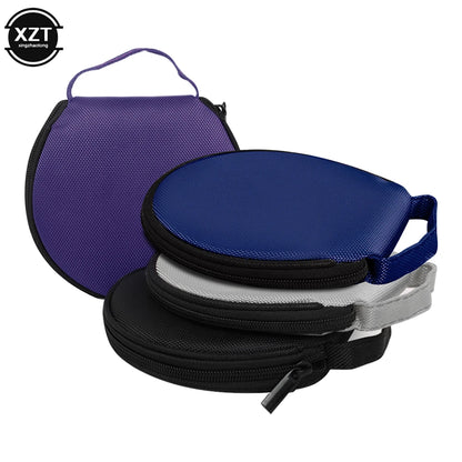 20-Disc Portable CD & DVD Storage Case - Oxford Cloth Zipper Organizer for Home & Car Use