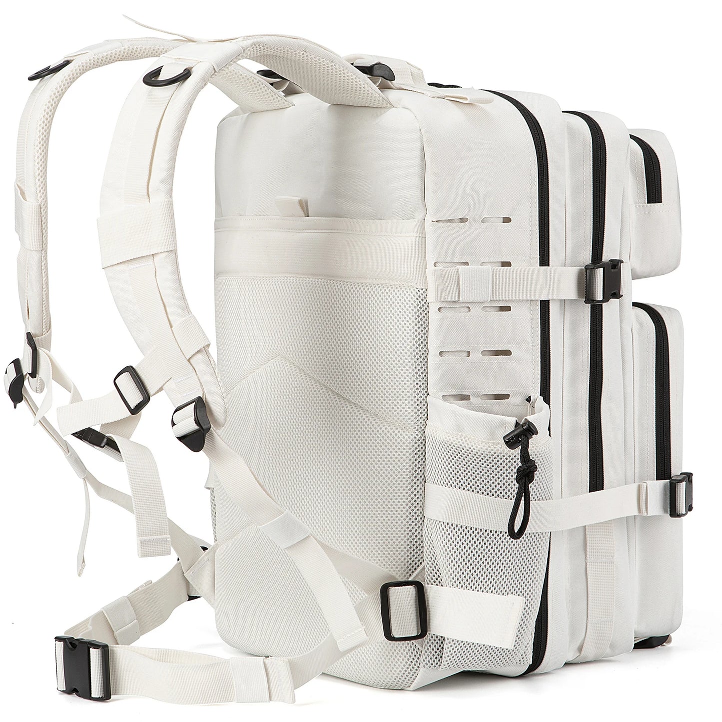 QT&QY 25L/45L Tactical Backpack – Outdoor Survival & Hiking Rucksack for Men & Women, Bug Out Bag with Bottle Holder