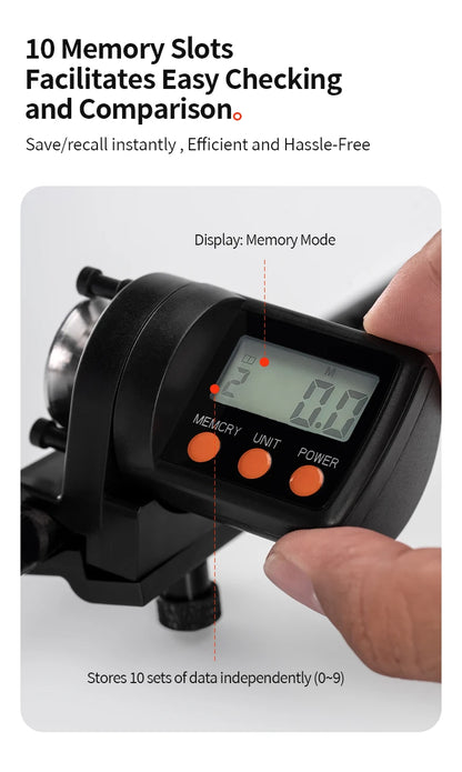 CHILENT 999.9M Digital Fishing Line Counter – ABS Night Display, Fishing Accessories (Battery Not Included)