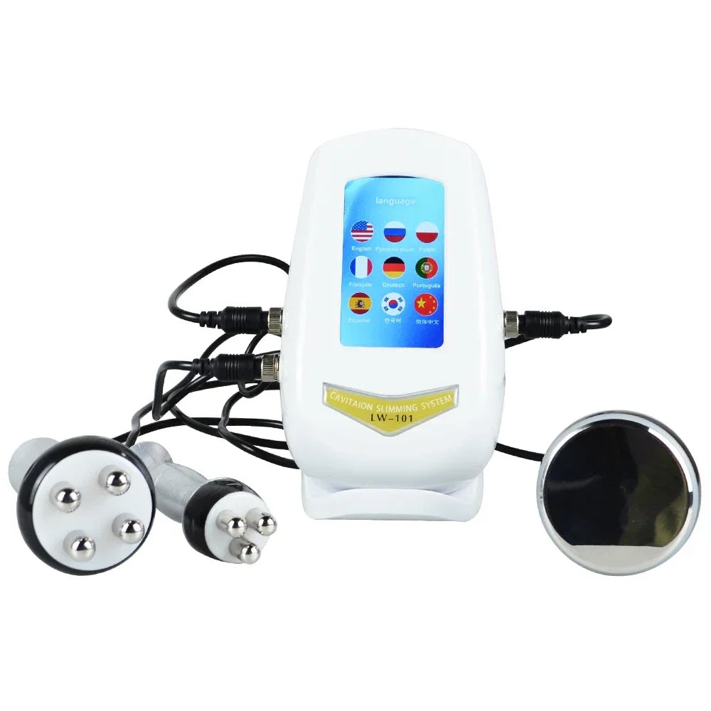 40K 3-in-1/4-in-1 Cavitation Body Slimming Machine – Facial Massager, Skin Tightening, Face Lifting & Vacuum Suction Beauty Device