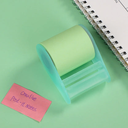 JIANWU Creative Roller Sticky Notes – Reusable Memo Notepad for Office, Diary & Message Writing Stationery Accessories