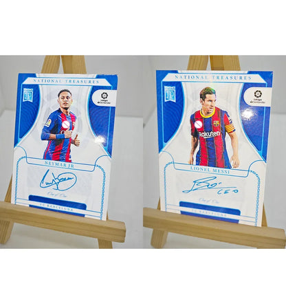 Panini DIY Star Football Card – Messi & Ronaldo Collectible, Homemade Gift for Christmas & Birthday