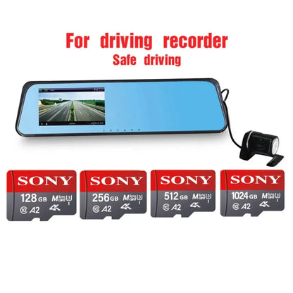 SONY 1024GB Micro SD Card – Class 10 High-Speed A2 TF Flash Memory for Xiaomi, Camera, Phone & Drone, 4K Ultra-HD Video