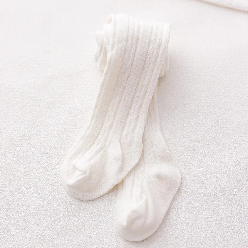 0-2Y Baby Girls Warm Pantyhose – Autumn Winter Long Tube Leggings & Newborn Tights Socks