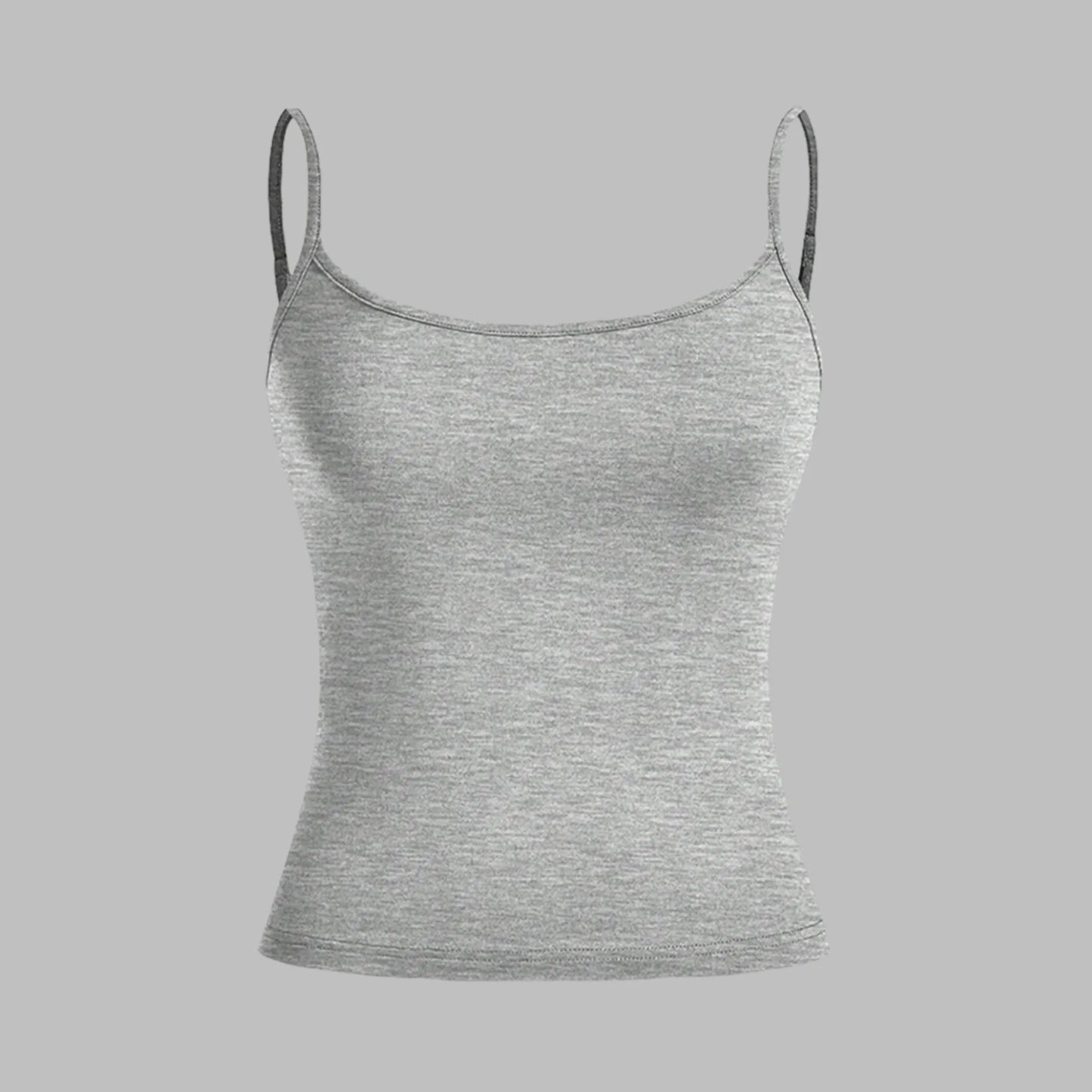 Women’s Slim Strap Tank Top – Breathable Summer Sleeveless Casual Top