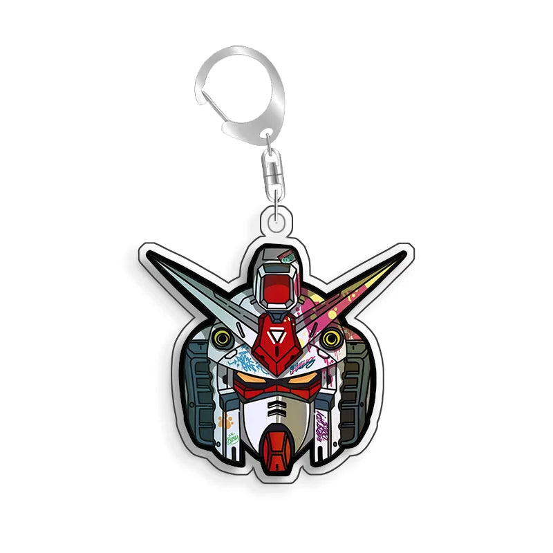 Gundam Freedom ZGMF-X10A Keychain - Recycled Acrylic Anime Backpack Pendant and Collectible Gift for Fans