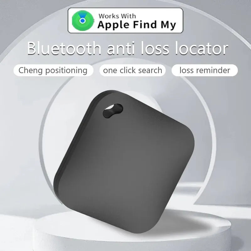 Smart Bluetooth GPS Tracker – iTag Anti-Lost Locator for Car, Keys, Pets & Kids, Works with Apple Find My App (MFI Rated)