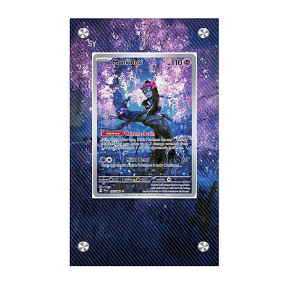 Pokémon Acrylic Extended Artwork Card Display Rack – Pikachu, Greninja, Magikarp & Kingdra Collectible Card Holder Display Case Gift