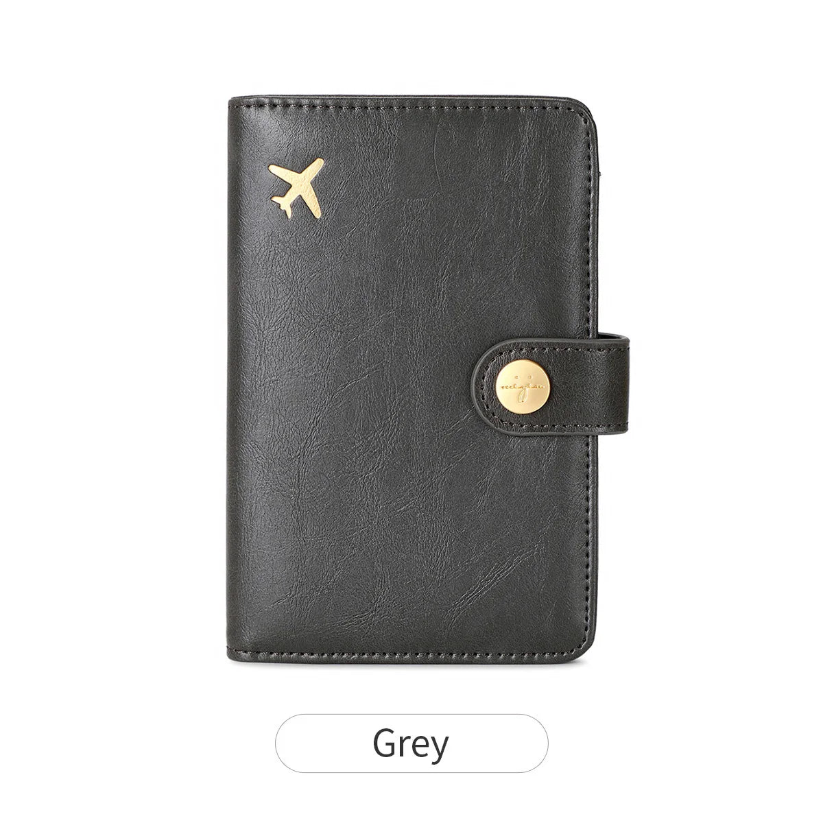Minimalist RFID Passport Clip Multifunctional PU Leather Wallet – ID & Credit Card Holder Travel Accessory