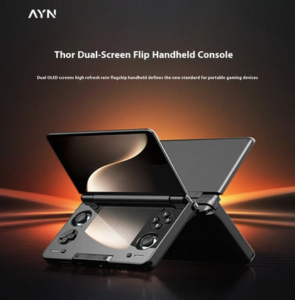 AYN Thor Portable Handheld Game Console - 6" 1080P 120Hz AMOLED Display, 6000mAh Battery & Dual-Screen Android Gaming Device