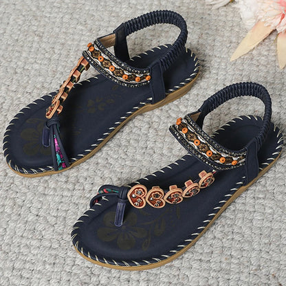 2025 Women’s Bohemia Sandals – Summer Flip Flops, Low Heel Beach Shoes & Casual Footwear