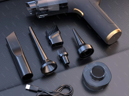 SZUK 18000PA Mini Portable Wireless Car Vacuum Cleaner – Powerful Handheld Cleaning Machine
