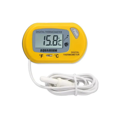 Waterproof Digital Aquarium Thermometer – Suction Cup Temperature Gauge for Fish Tanks & Reptiles