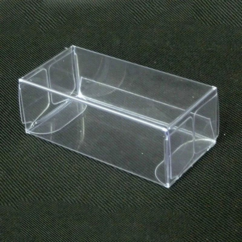 10/20/30/50/100pcs PVC Display Boxes — 1/64 Scale Car Model Toy Transparent Dustproof Exhibition Box for Collection & Gift Packaging