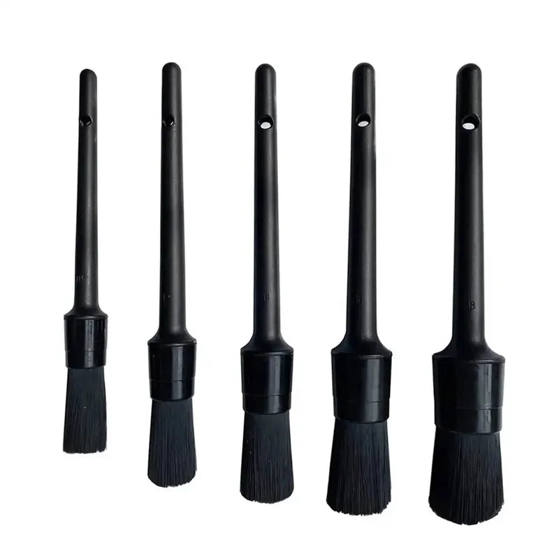 1/5x Car Detailing Brushes – Soft Auto Cleaning Brush for Wheels, Interior & Exterior Dust Removal