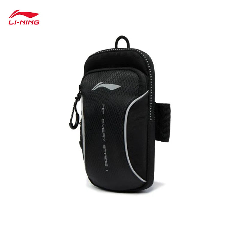 LI-NING Running Arm Bag - Lightweight Reflective Sports Phone Holder ABDV087