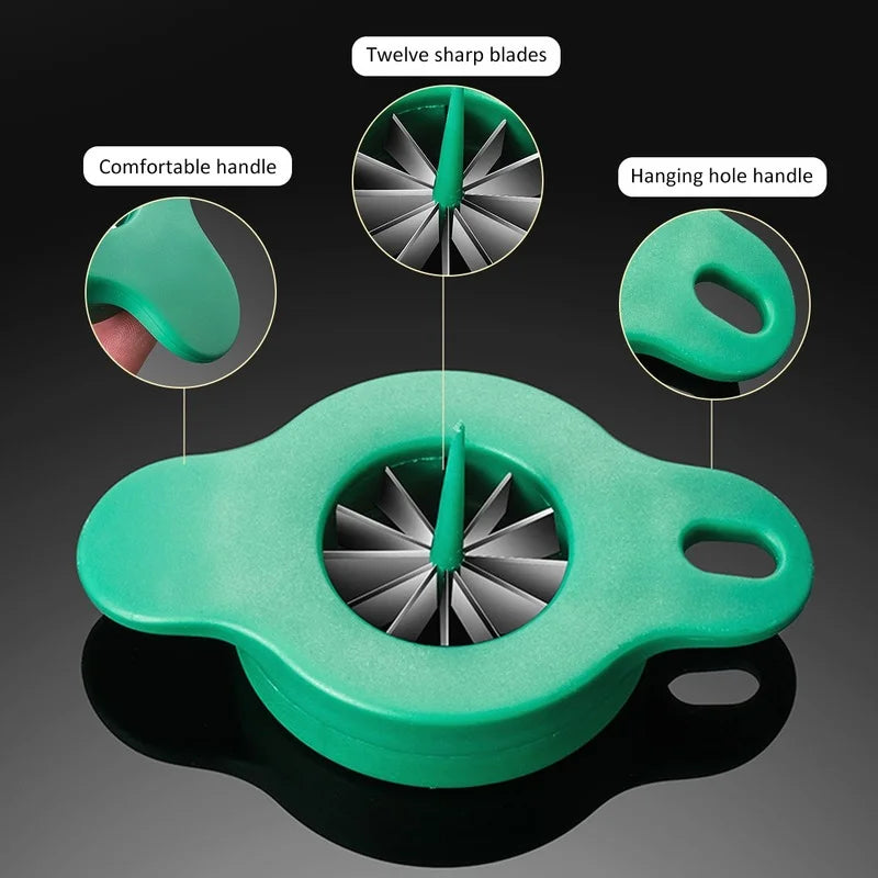 Green Onion Easy Slicer Shredder - Plum Blossom Cut, Superfine Vegetable Shredder for Kitchen Accessories
