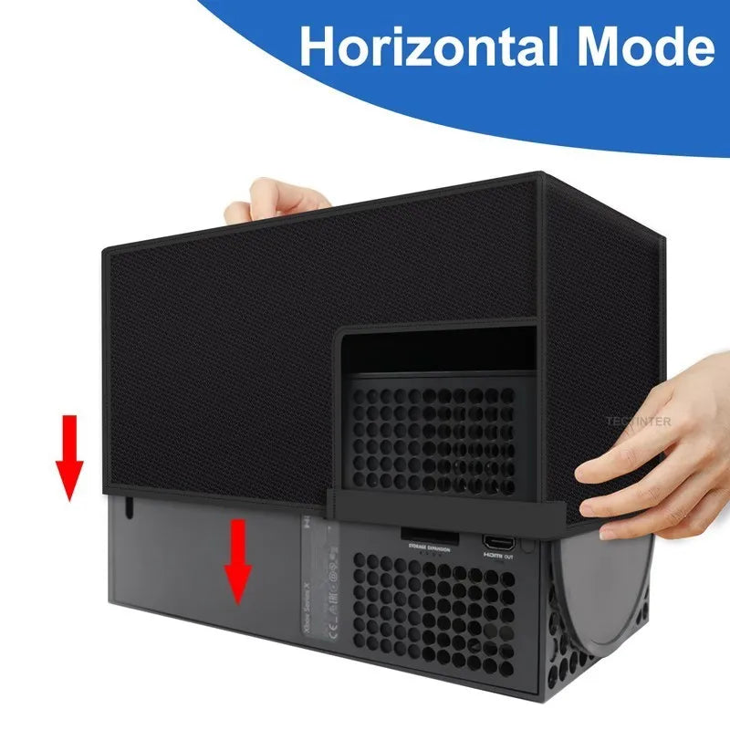 Xbox Series X Dust Cover & Vertical Case – Anti-Scratch, Dustproof Console Sleeve