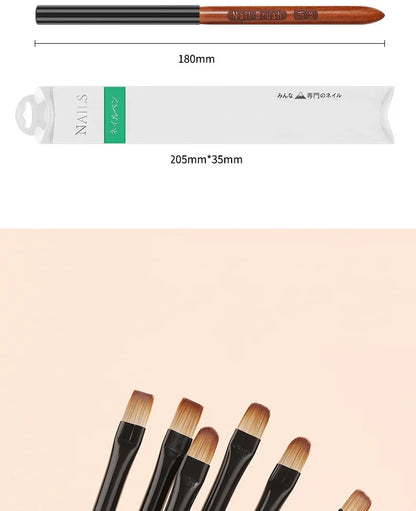 Nail Glue Phototherapy Pen & UV Gel Brush - Professional Acrylic Nail Art Brushes for Painting & Drawing, Manicure Tools