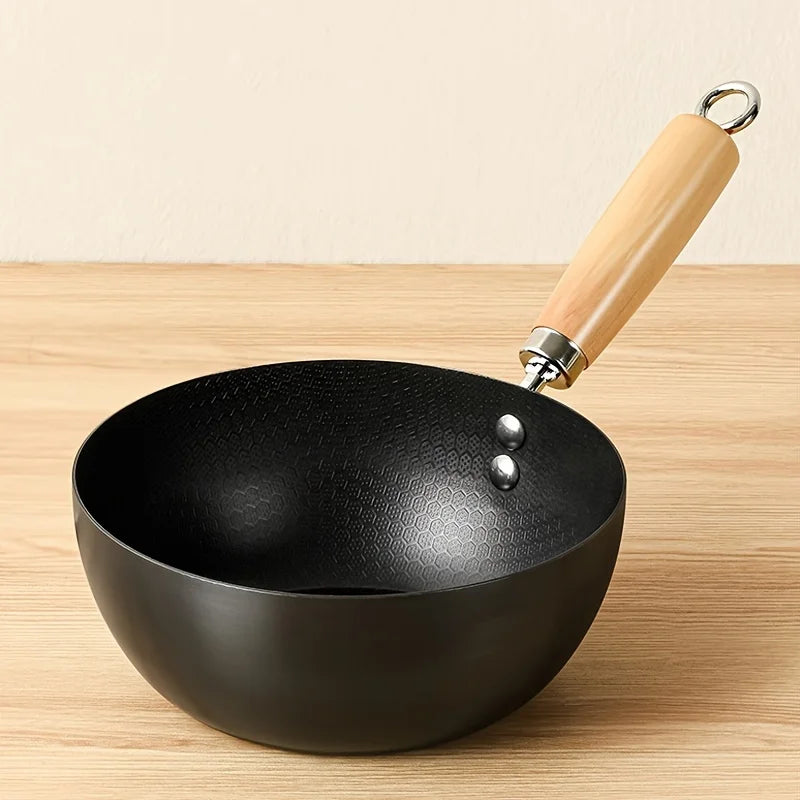 Mini Non-Stick Iron Frying Pan – Small Frypan Saucepan for Omelettes & Cooking, Kitchen Gadget Supplies