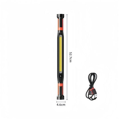 High Lumen Rechargeable LED Work Light – Powerful Magnetic Flashlight for Car Emergency Repair with Hooks and Magnetic Base