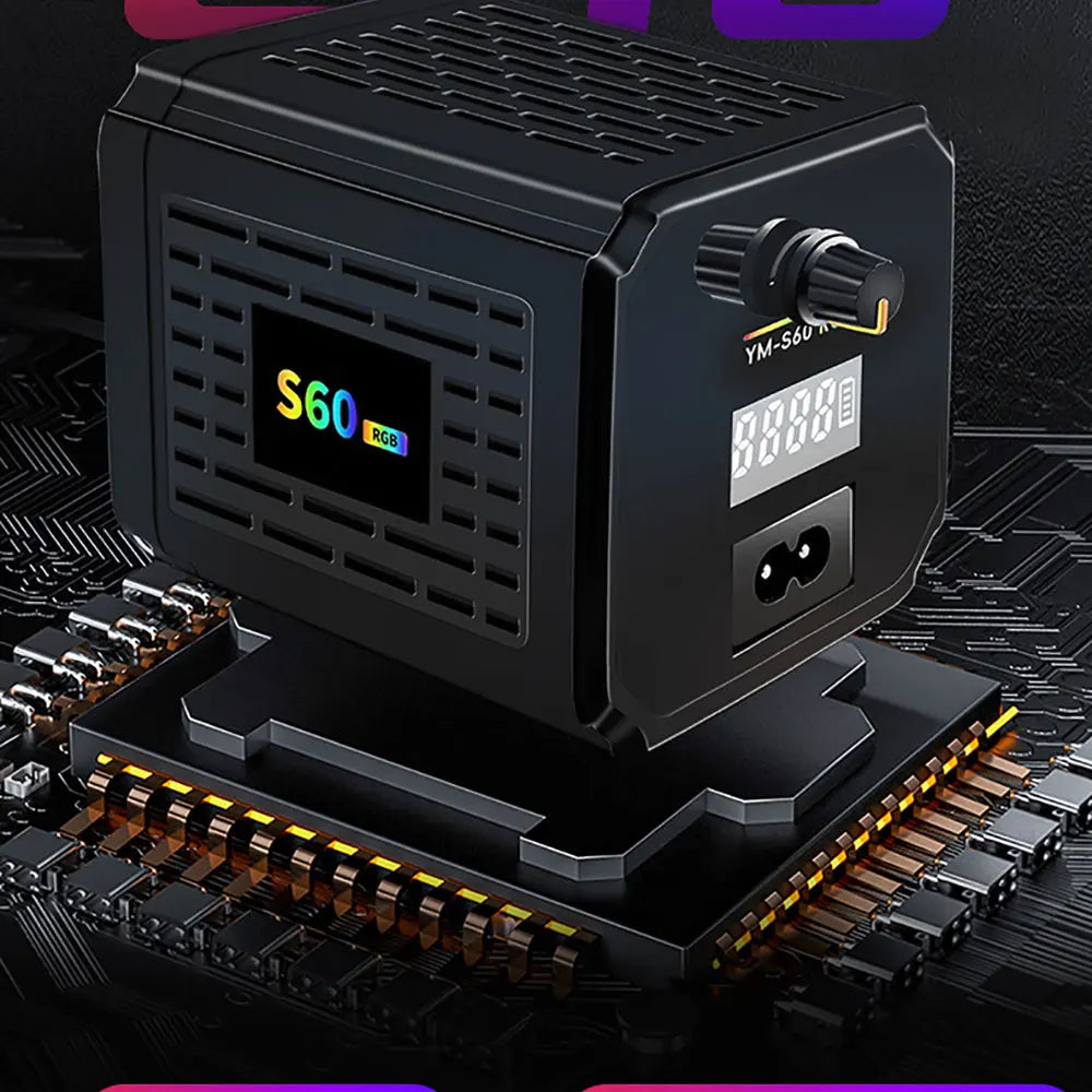 RGB COB Portable Fill Light - 3200–6500K Handheld LED Photography Light for Outdoor Shooting