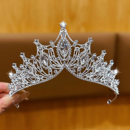 Fashionable Crown Headband - Sweet Hair Accessory for Performances & Birthdays