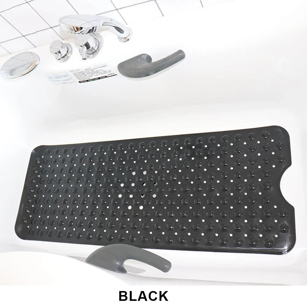 40×100cm Bathroom Non-Slip Mat – Long PVC Bathtub & Shower Foot Massage Mat