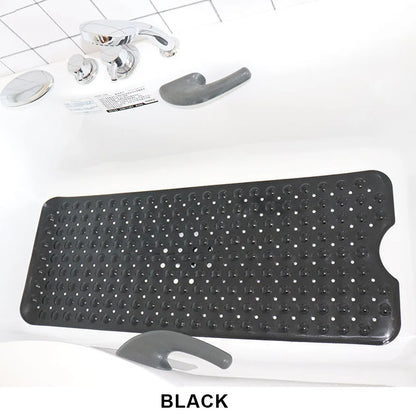 40×100cm Bathroom Non-Slip Mat – Long PVC Bathtub & Shower Foot Massage Mat