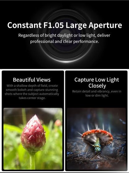 APEXEL 10-20X Zoom HD Macro Lens – Micro Phone Camera Lens for iPhone, Samsung & All Smartphones Eye Macro Photography