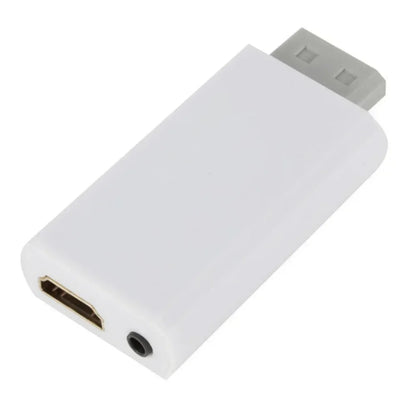 Wii to HDMI-Compatible Converter Adapter – 1080P Full HD with 3.5mm Audio for PC, HDTV & Monitor