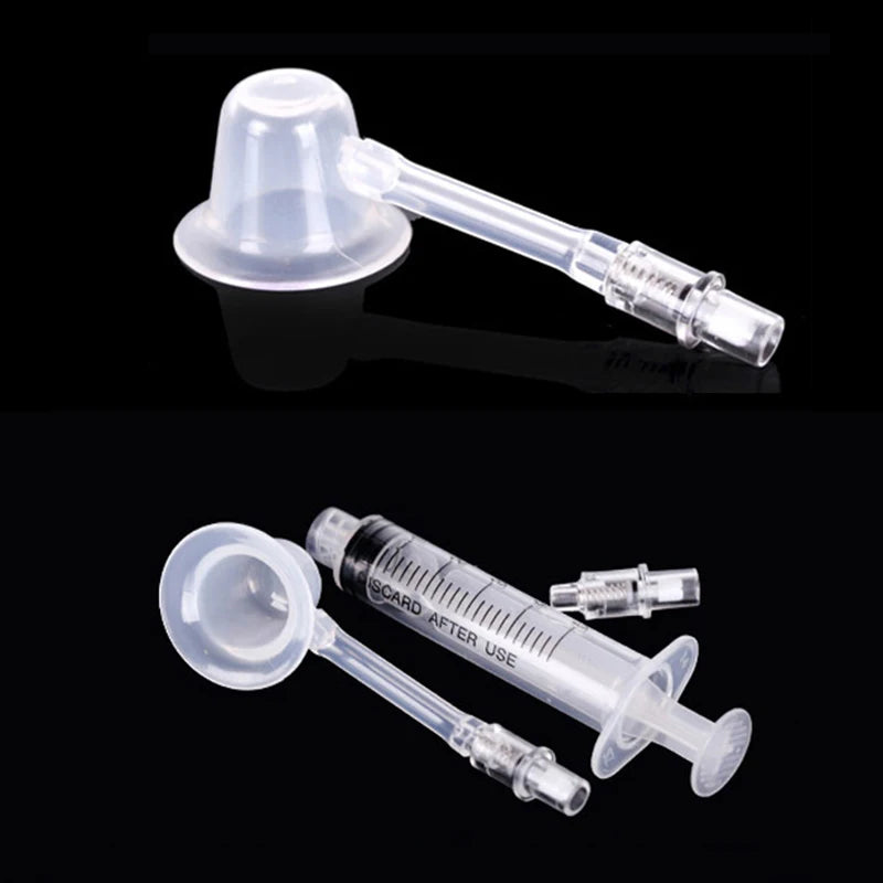 Nipple Aspirator Puller Kit - Suction Corrector for Flat and Inverted Nipples with Clips