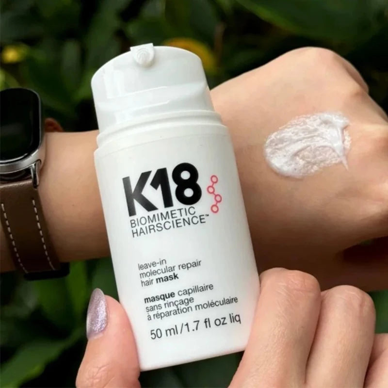 K18 Leave-In Molecular Repair Hair Mask – Deep Conditioning Keratin Treatment for Smooth, Healthy Hair (50ml/150ml)