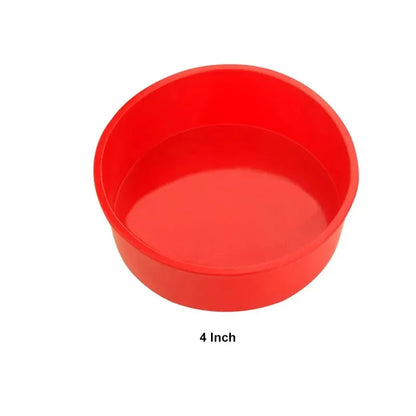 4–10 Inch Silicone Round Cake Pan Set – 2, 3, 4 Tier Heat-Resistant Cake Mold for Baking