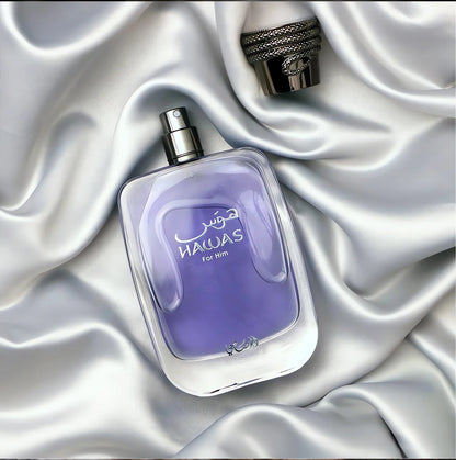 Original Hawas Men EDP Spray 100ml – Long-Lasting Premium Arabian Fragrance, Luxurious & Masculine Parfum for Daily Elegance
