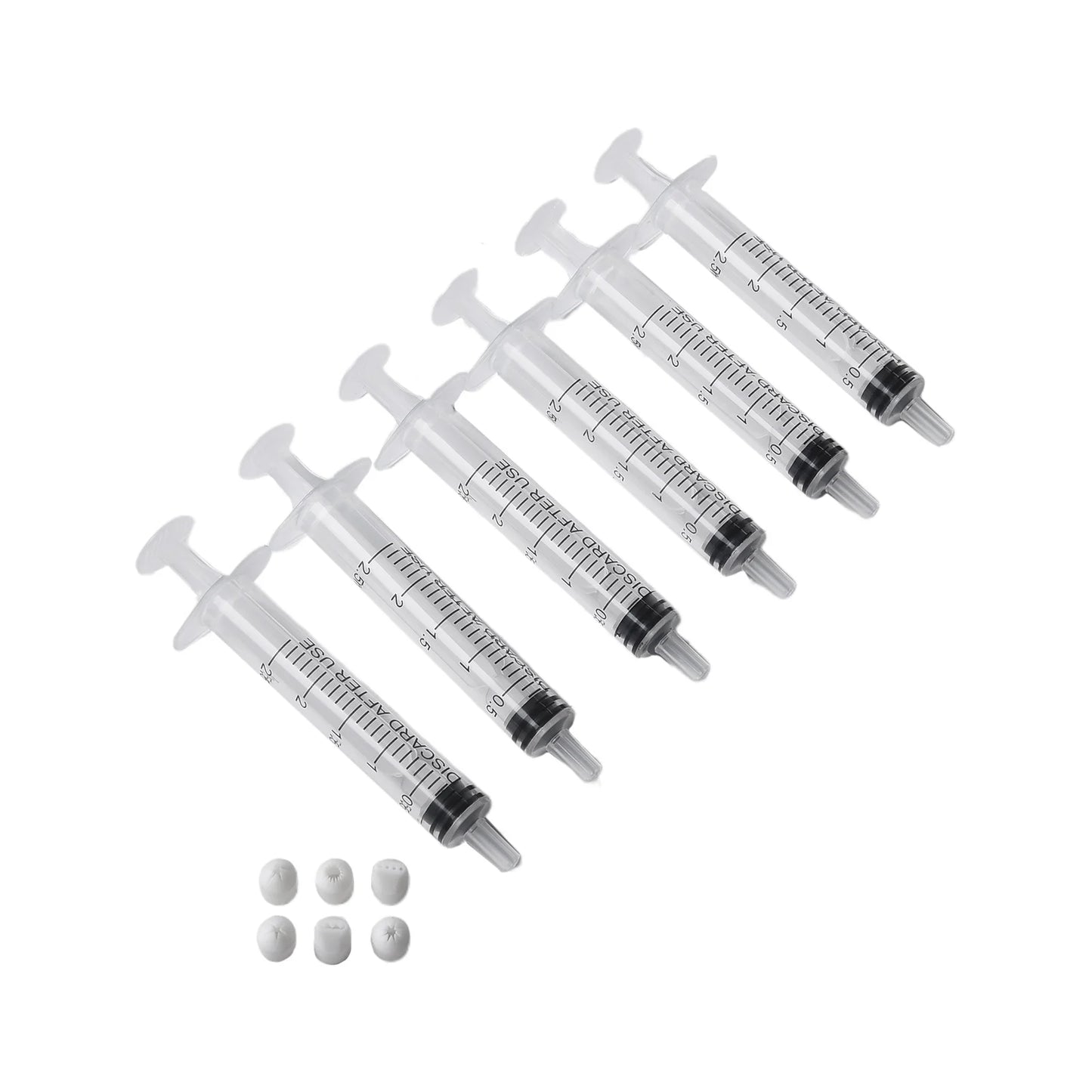 6PCS Mini Cake & Dessert Nozzles Set – Press Tools for Clay, Milk Cream, and Food Decoration
