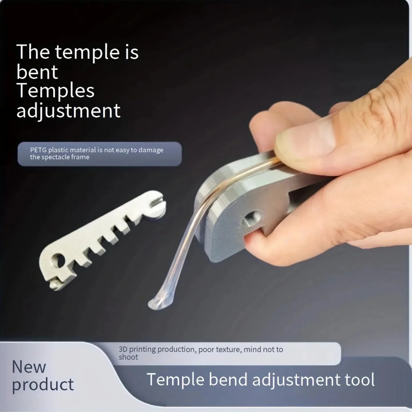 Eyeglass Leg Bending Tool - Adjustable Glasses Frame Repair & Alignment Tool
