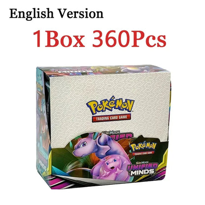 360PCS Pokémon Trading Card Game Booster Set – Prismatic Evolutions Scarlet & Violet English Battle Cards Collection Gift Pack