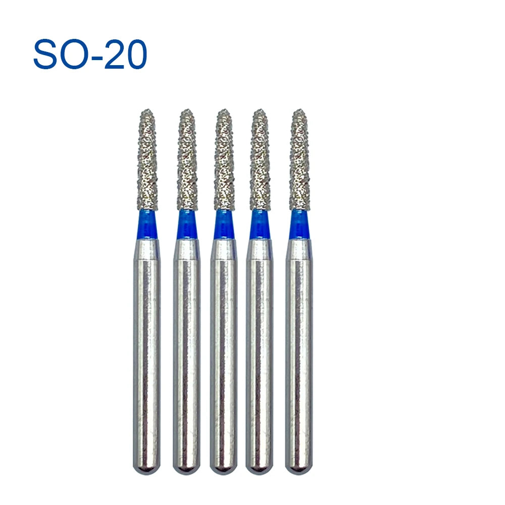 5pcs FG Dia 1.6mm Dental Drills – High-Speed Handpiece Diamond Burs for Teeth Whitening