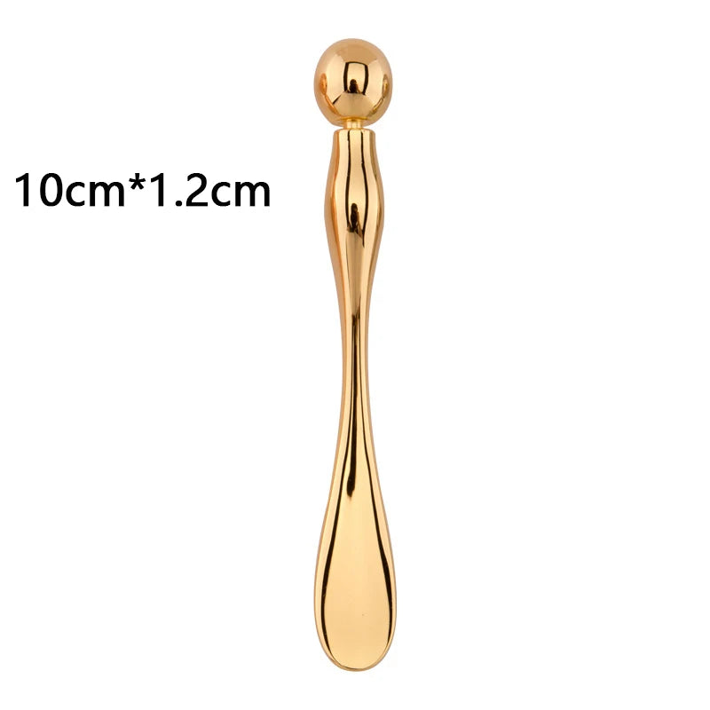 Metal Face Massage Stick — Anti-Wrinkle Eye Cream Applicator & Mask Mixing Spatula for Facial Care