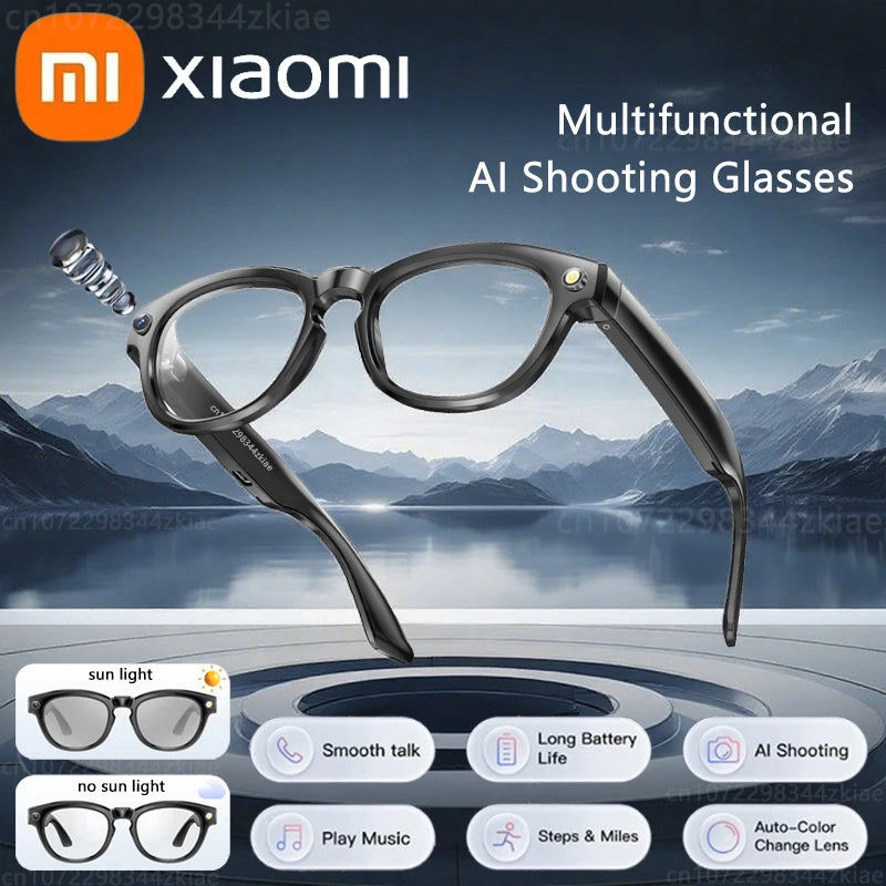 Xiaomi AI Smart Glasses – 200MP Bluetooth Camera Glasses with Music, Calls, Object Recognition & AI Translation