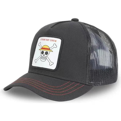 LUFFY Embroidered Baseball Cap - Adjustable Outdoor Hip Hop Hat for Men & Women Spring Summer Fashion