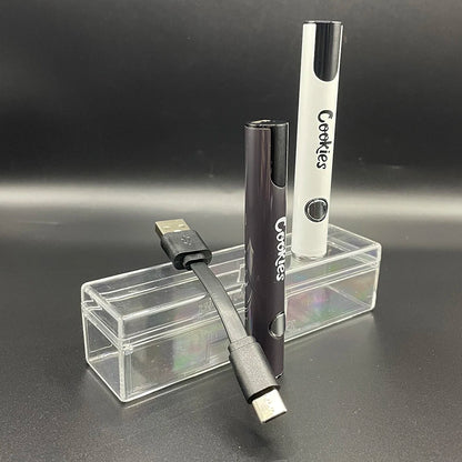 510 Thread Electric Soldering Iron – Welding Heating Tool Pen with LCD Display, Adjustable Voltage, 650mAh Battery for Cookies